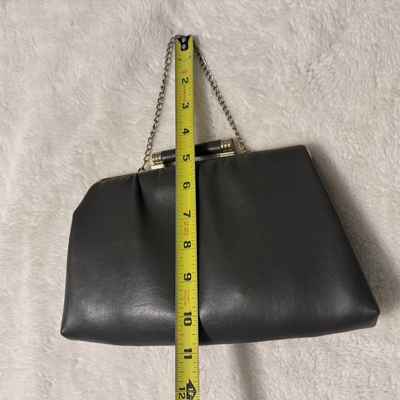 Vintage Slate Gray 1960's Cocktail Purse/Clutch - Picture 5 of 7